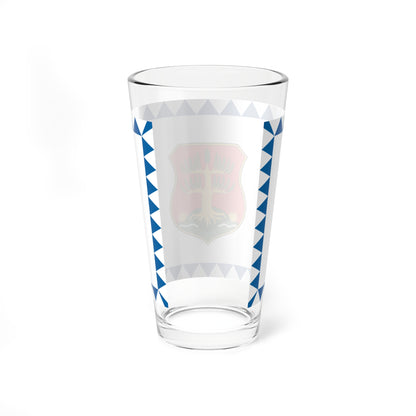 Flag of Somoskoujfalu (Hungary) Pint Glass 16oz