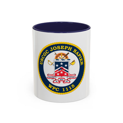 USCGC Joseph Napier WPC 115 (U.S. Coast Guard) Accent Coffee Mug