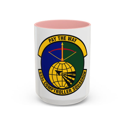 633d Comptroller Squadron (U.S. Air Force) Accent Coffee Mug
