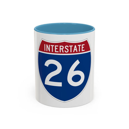 Interstate 26 (U.S. Highways) Accent Coffee Mug