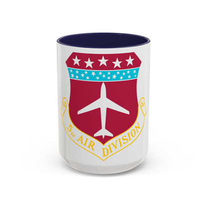 5th Air Division (U.S. Air Force) Accent Coffee Mug