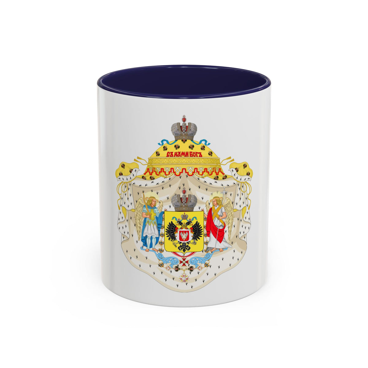 Great Coat of Arms of Congress Poland - Accent Coffee Mug