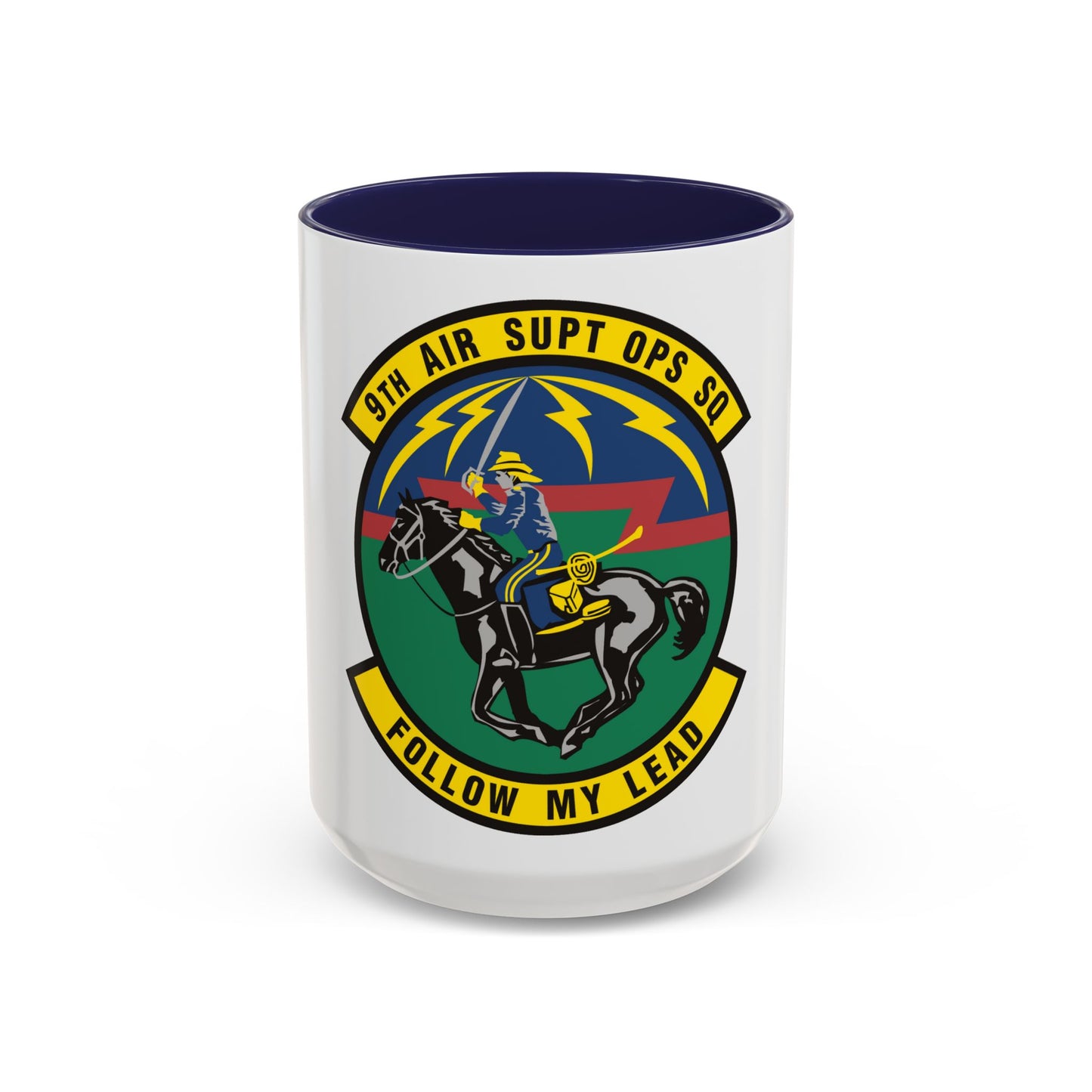 9th Air Support Operations Squadron (U.S. Air Force) Accent Coffee Mug