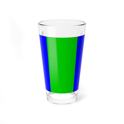 Flag of Gujan-Mestras (France) Pint Glass 16oz