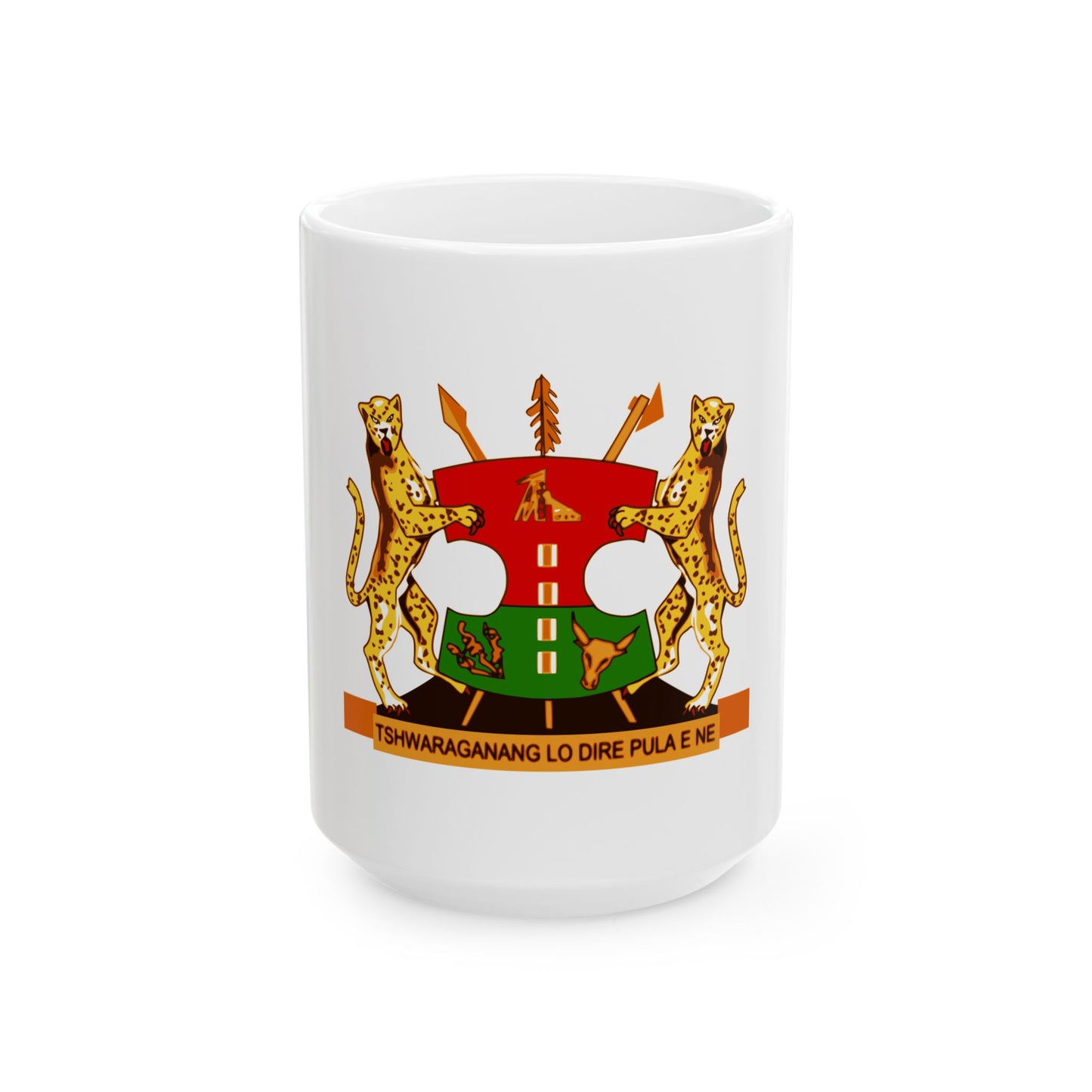 Coat of arms of Bophuthatswana - White Coffee Mug