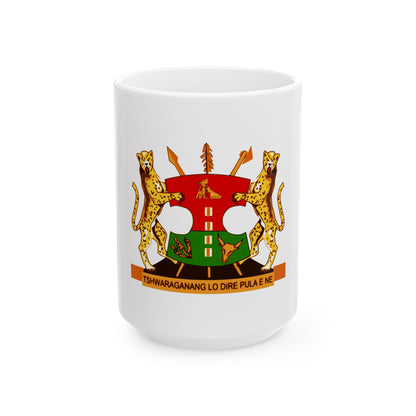 Coat of arms of Bophuthatswana - White Coffee Mug
