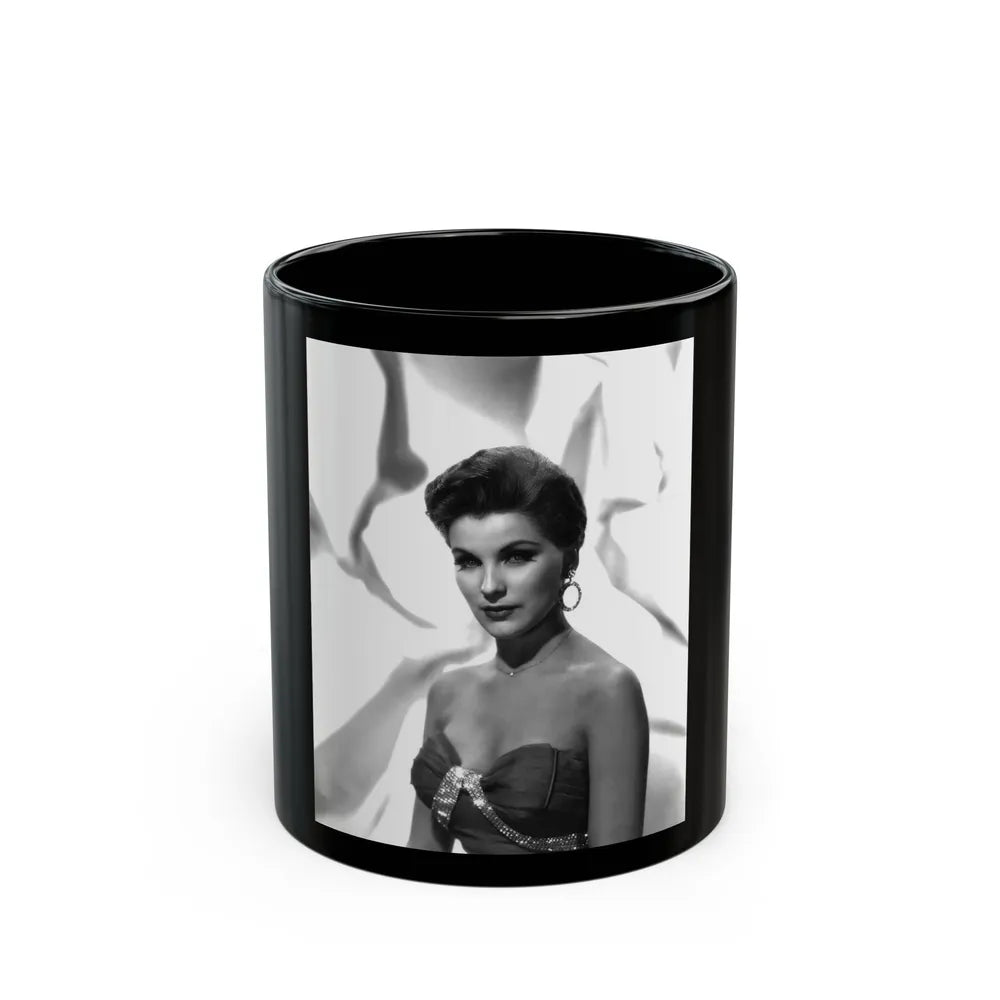 Debra Paget #425 1 (Vintage Female Icon) Black Coffee Mug-11oz-Go Mug Yourself