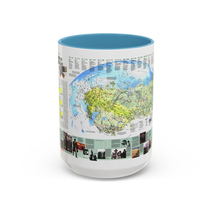 Russia - Communism to Capitalism (1993) (Map) Accent Coffee Mug