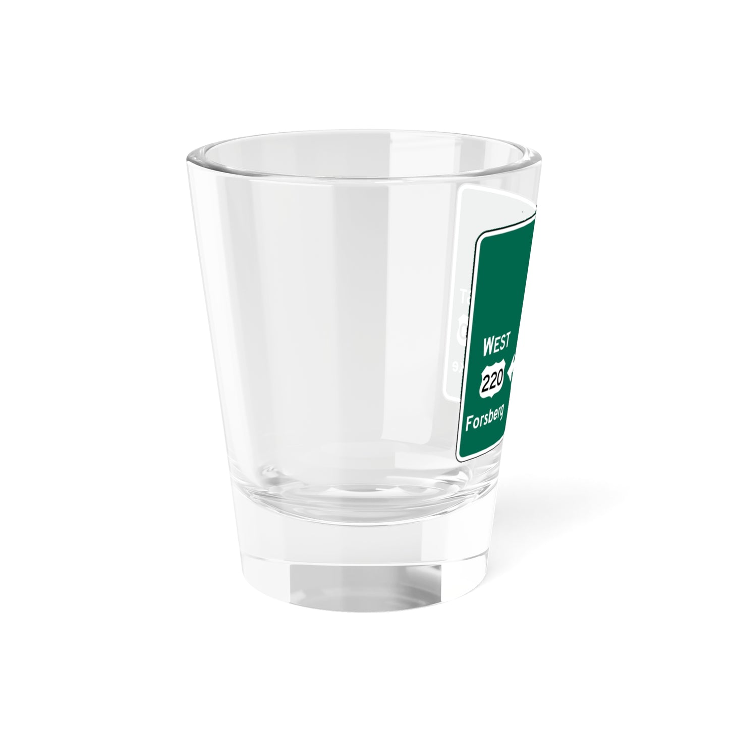 MUTCD D1-5 (Virginia) (Road Sign) Shot Glass 1.5oz