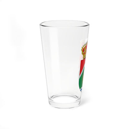 Escudo de Mediana de Aragón (Spain) (Coat of Arms) Pint Glass 16oz