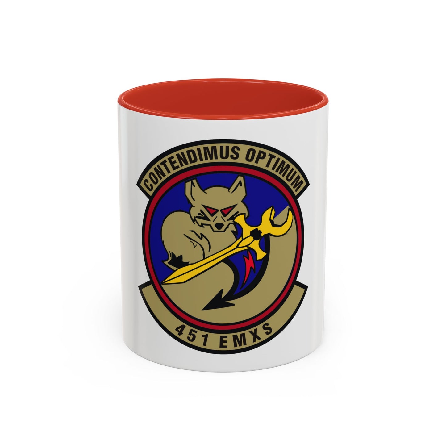 451st Expeditionary Maintenance Squadron (U.S. Air Force) Accent Coffee Mug