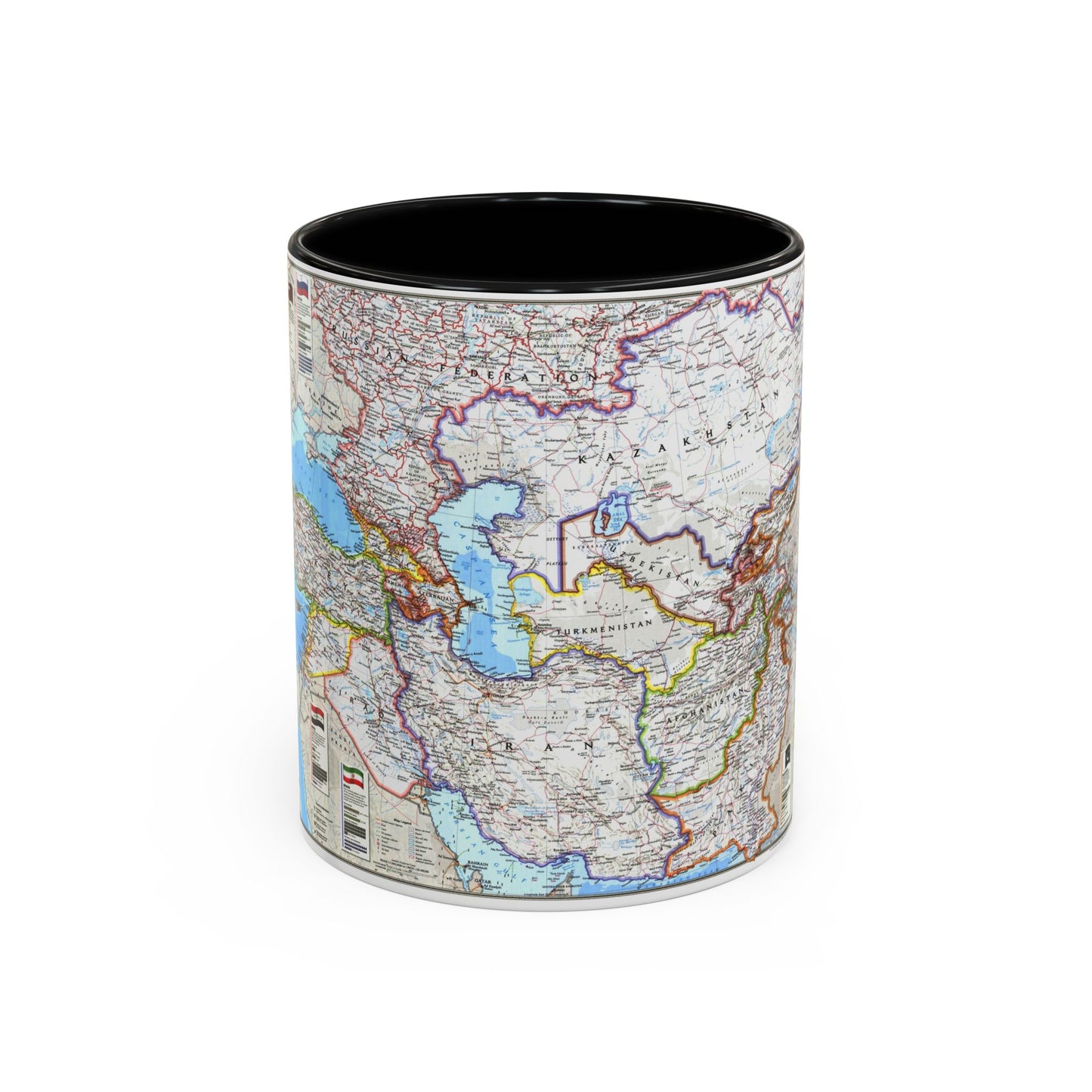 Caspian Region- Promise and Peril (1999) (Map) Accent Coffee Mug