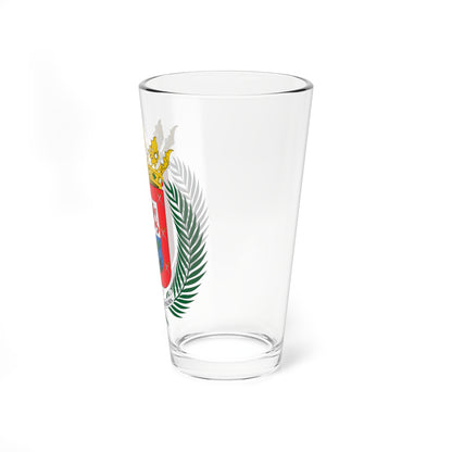 Escudo de Las Palmas de Gran Canaria (Spain) (Coat of Arms) Pint Glass 16oz