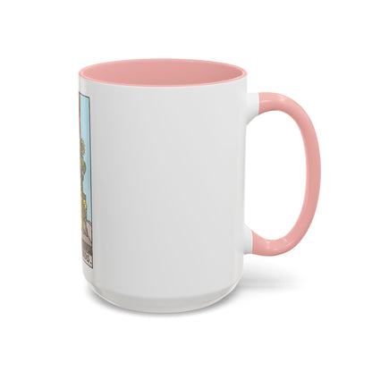 The Queen of Wands (Tarot Card) Accent Coffee Mug