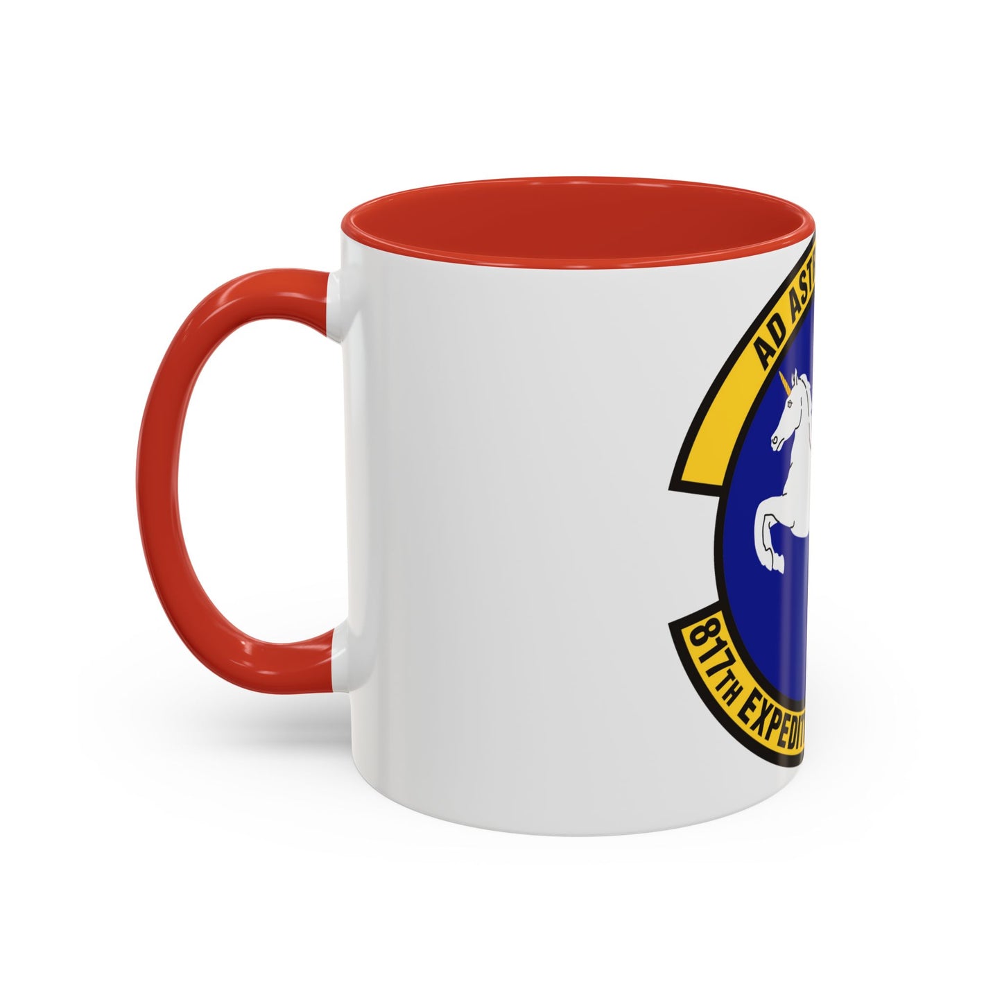 817th Expeditionary Airlift Squadron (U.S. Air Force) Accent Coffee Mug