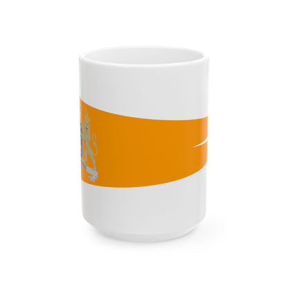 Oranje brede wimpel (Netherlands) White Coffee Mug