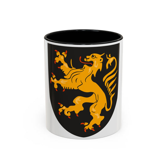 Coat of arms of the Duchy of Brabant - Accent Coffee Mug