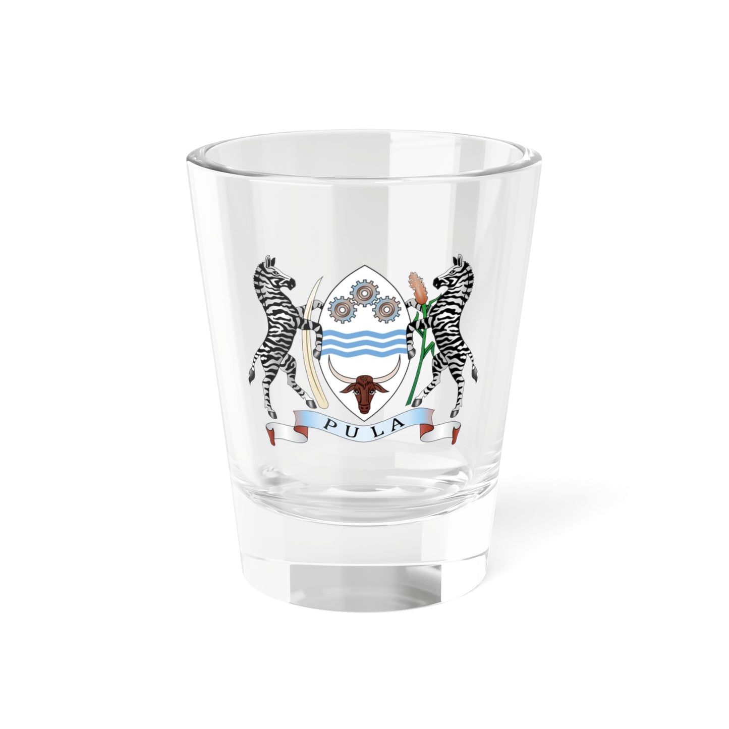 Coat of arms of Botswana - Shot Glass 1.5oz