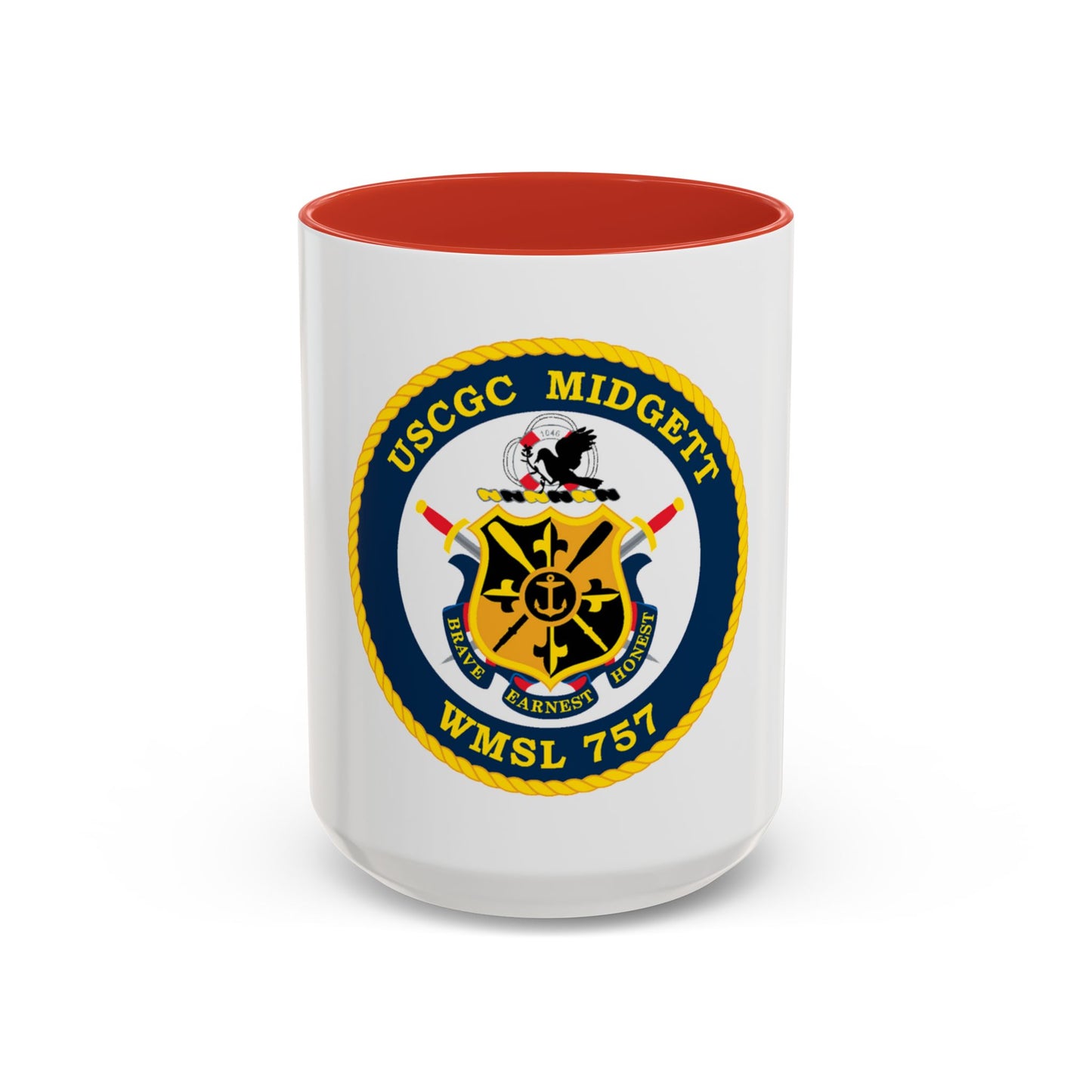 USCGC MIDGETT WMSL 757 (U.S. Coast Guard) Accent Coffee Mug