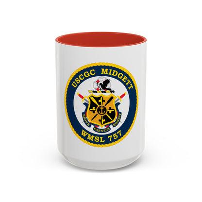 USCGC MIDGETT WMSL 757 (U.S. Coast Guard) Accent Coffee Mug