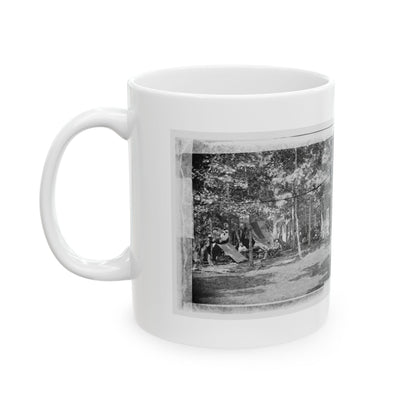 Bealeton, Virginia. Camp Of Company B, 93d New York Volunteers (U.S. Civil War) White Coffee Mug