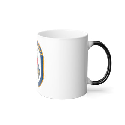 USS John L Hall FFG 32 (U.S. Navy) Color Changing Mug 11oz