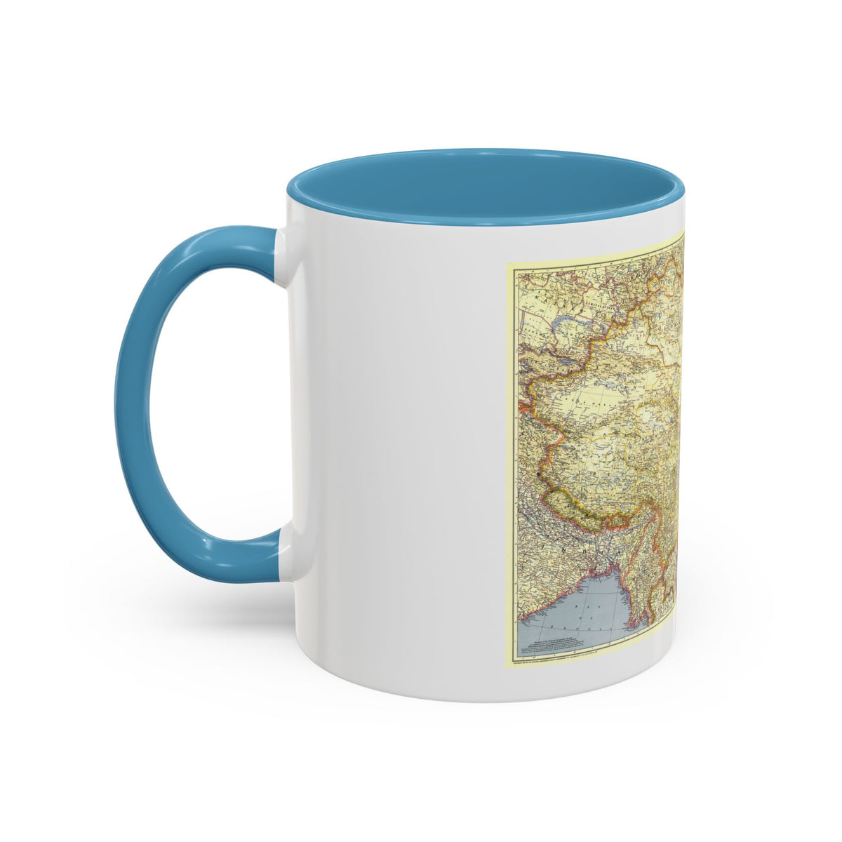 China (1945) (Map) Accent Coffee Mug