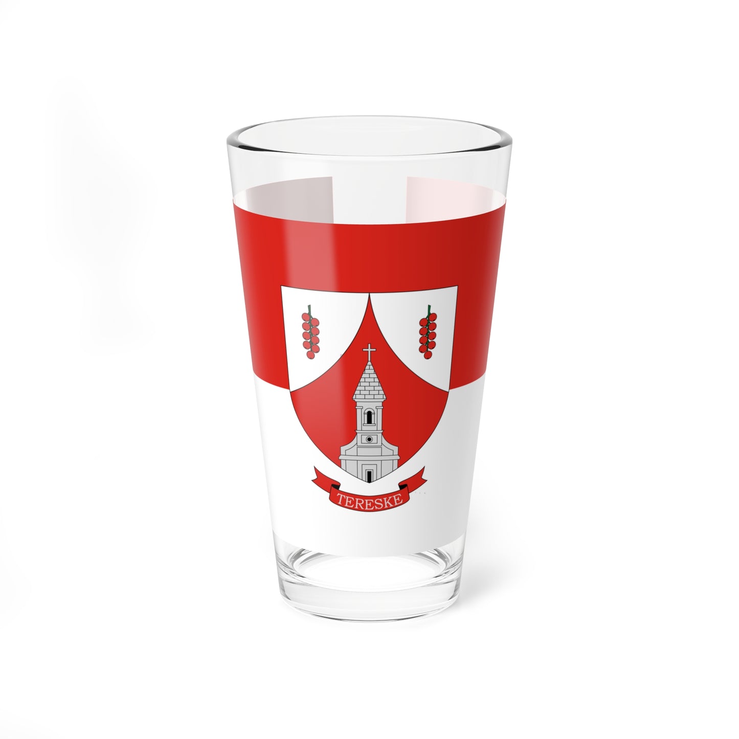 Flag of Tereske variant (Hungary) Pint Glass 16oz