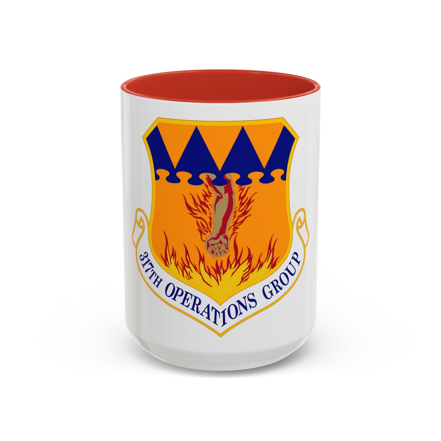 317 Operations Group AMC (U.S. Air Force) Accent Coffee Mug