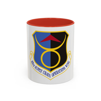 635th Supply Chain Operations Wing (U.S. Air Force) Accent Coffee Mug