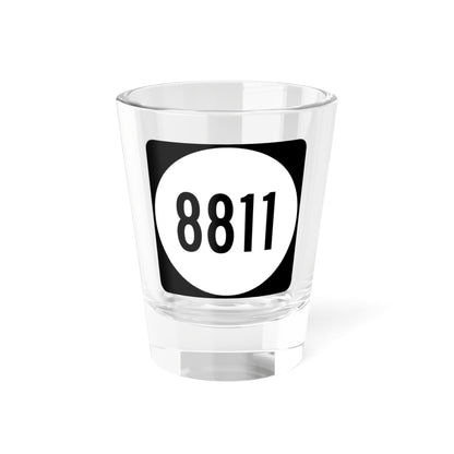 PR tertiary 8811 (Puerto Rico) (Road Sign) Shot Glass 1.5oz