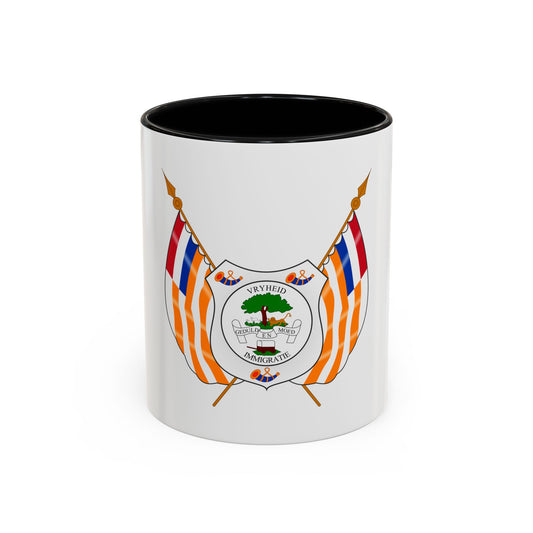 Coat of arms of the Orange Free State - Accent Coffee Mug