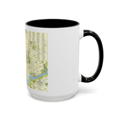USA - Washington, Tourist (1964) (Map) Accent Coffee Mug