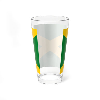 Alleged flag of the Captaincy General of Venezuela and war ensign of the State of Venezuela (Venezuela) Pint Glass 16oz