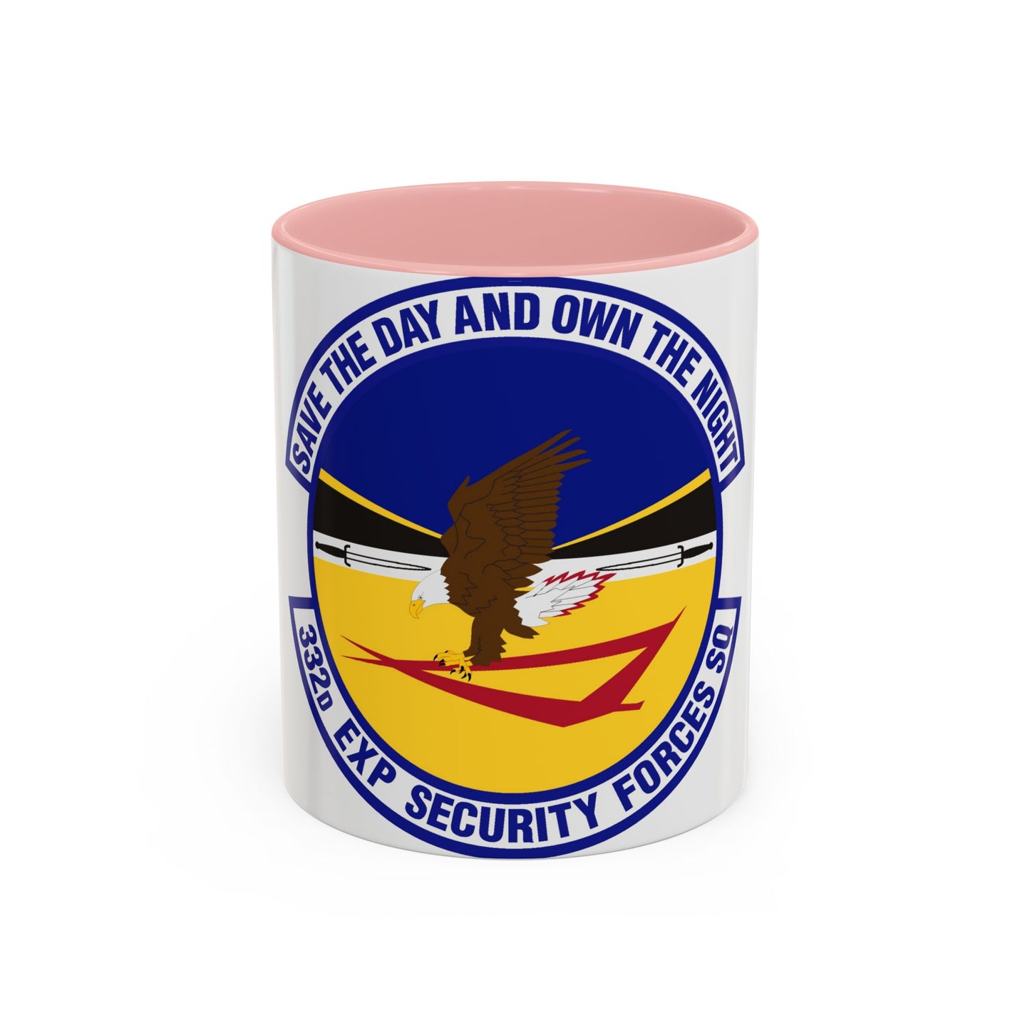 332d Expeditionary Security Forces Squadron (U.S. Air Force) Accent Coffee Mug