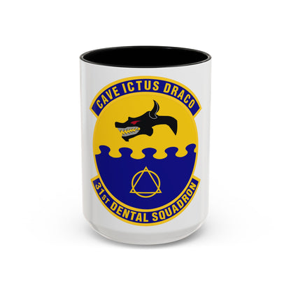 31st Dental Squadron (U.S. Air Force) Accent Coffee Mug