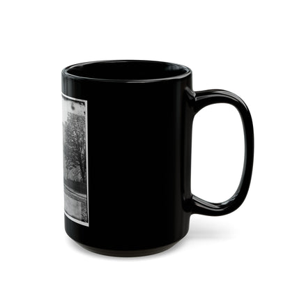 Richmond, Va. Residence Of Jefferson Davis (1201 East Clay Street); A Closer View (U.S. Civil War) Black Coffee Mug