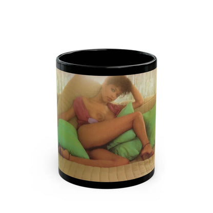 Ola Ray #112 (Vintage Female Icon) Black Coffee Mug-11oz-Go Mug Yourself