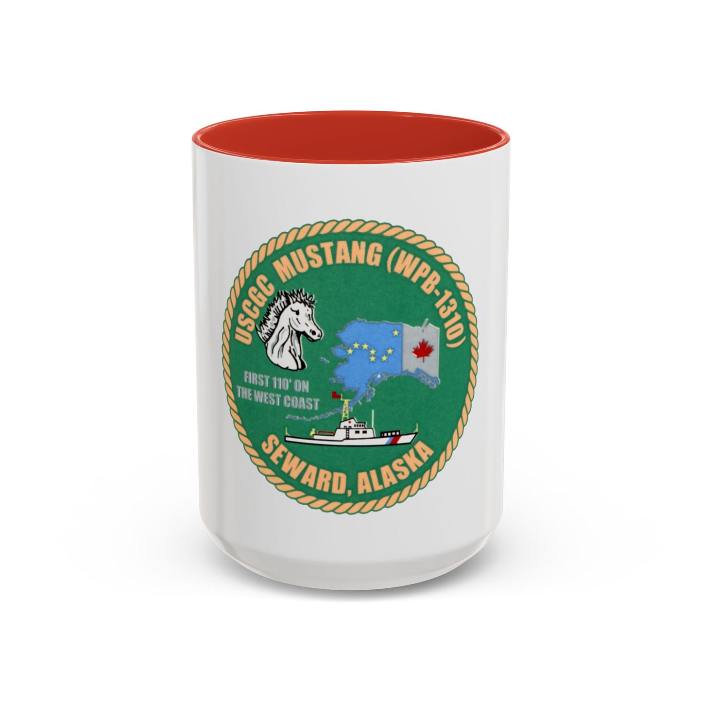 USCGC Mustang WPB 1310 v2 (U.S. Coast Guard) Accent Coffee Mug