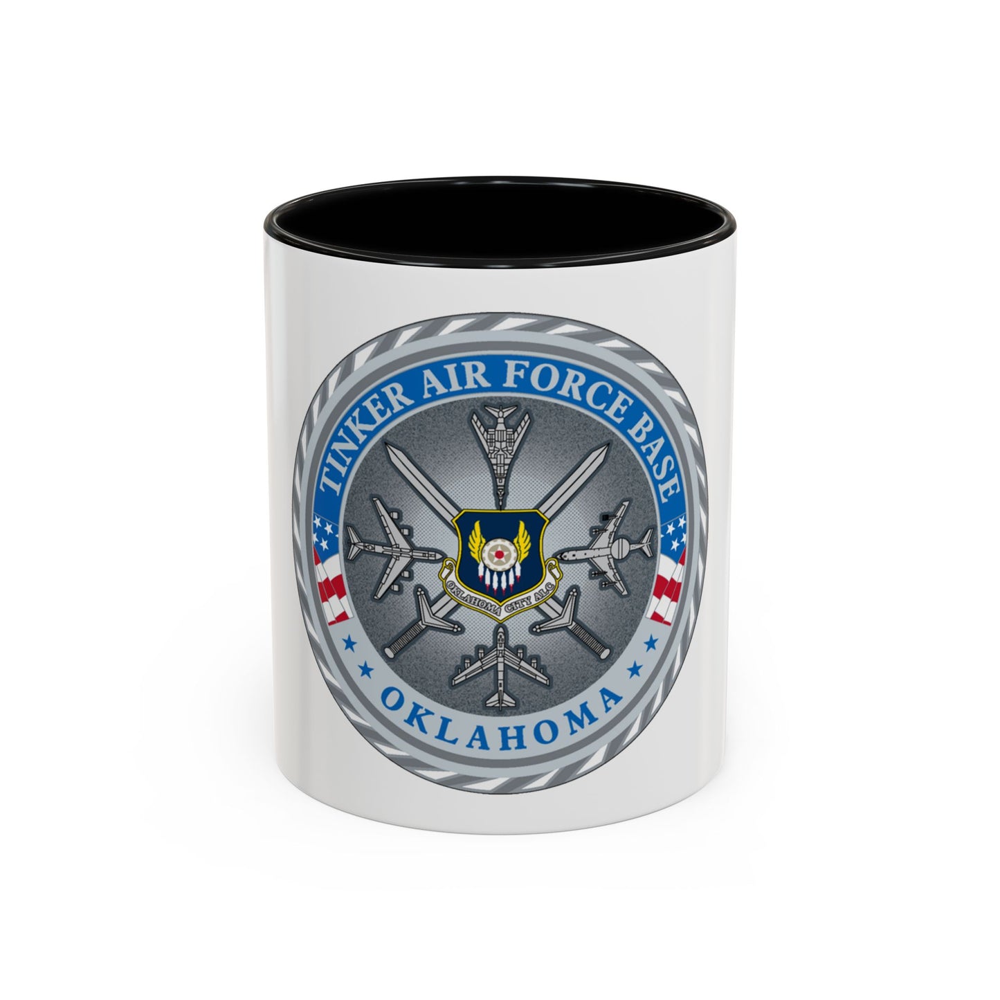 Tinker AF Base (U.S. Air Force) Accent Coffee Mug