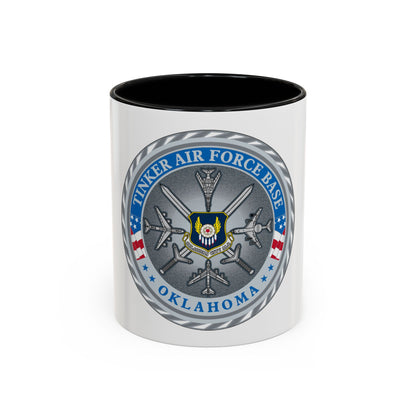Tinker AF Base (U.S. Air Force) Accent Coffee Mug