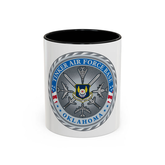 Tinker AF Base (U.S. Air Force) Accent Coffee Mug