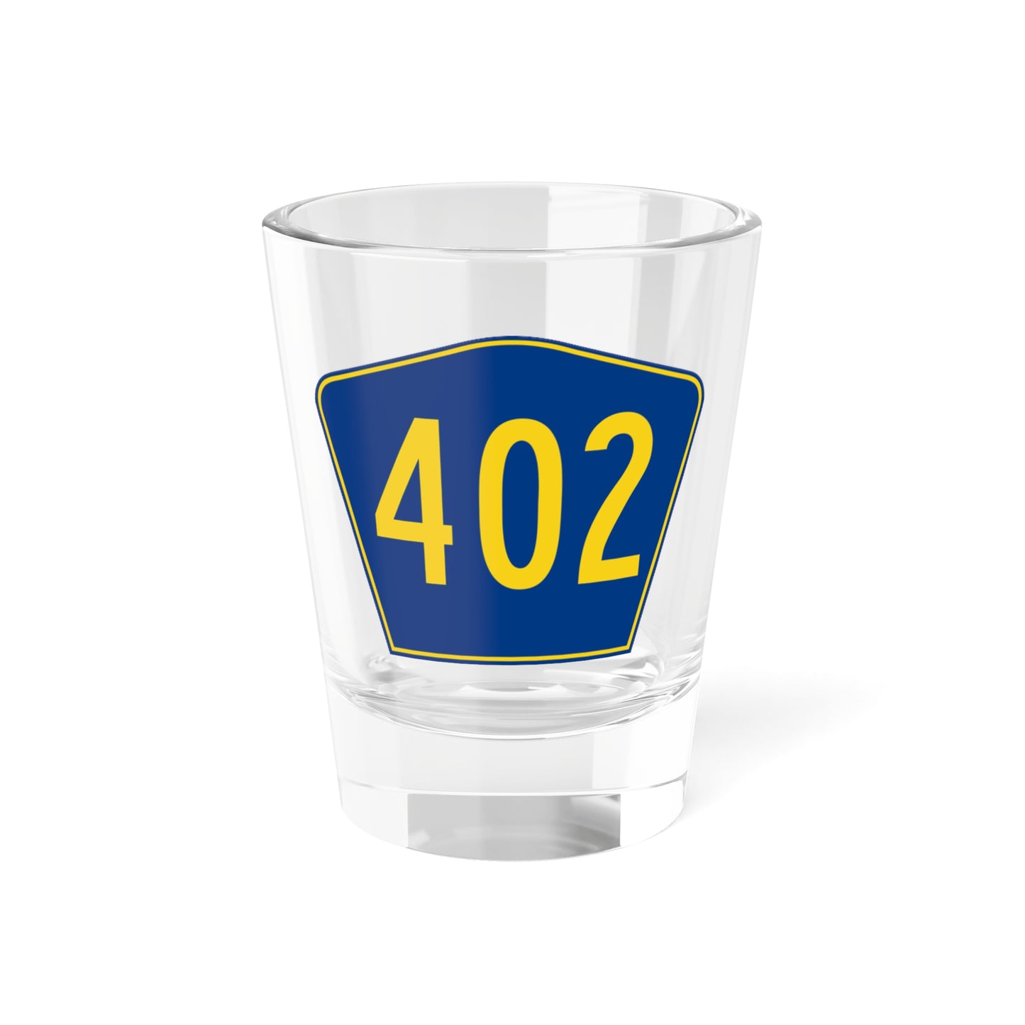 PR secondary 402 (Puerto Rico) (Road Sign) Shot Glass 1.5oz