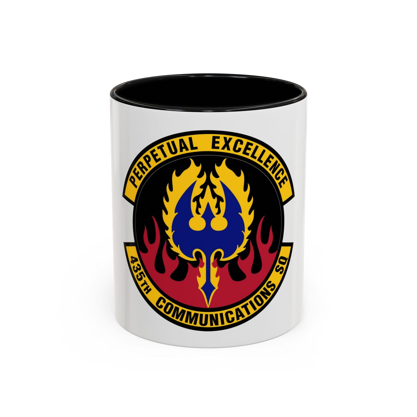 435th Communications Squadron (U.S. Air Force) Accent Coffee Mug