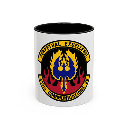 435th Communications Squadron (U.S. Air Force) Accent Coffee Mug