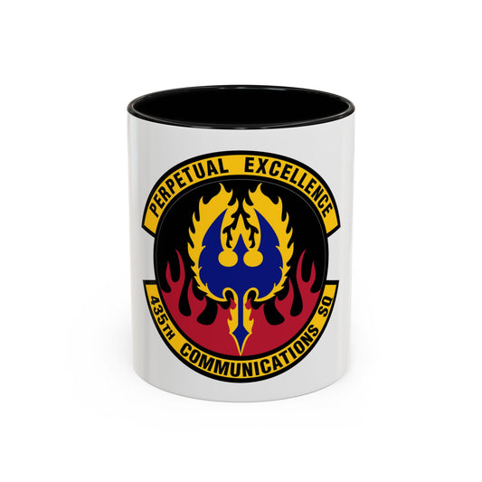 435th Communications Squadron (U.S. Air Force) Accent Coffee Mug