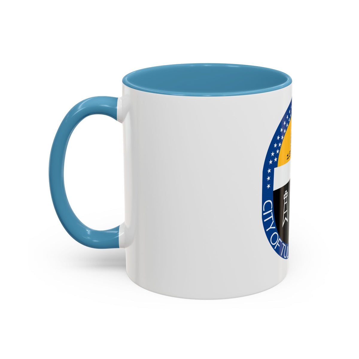 Seal of Tulsa Oklahoma - Accent Coffee Mug