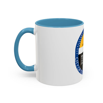 Seal of Tulsa Oklahoma - Accent Coffee Mug