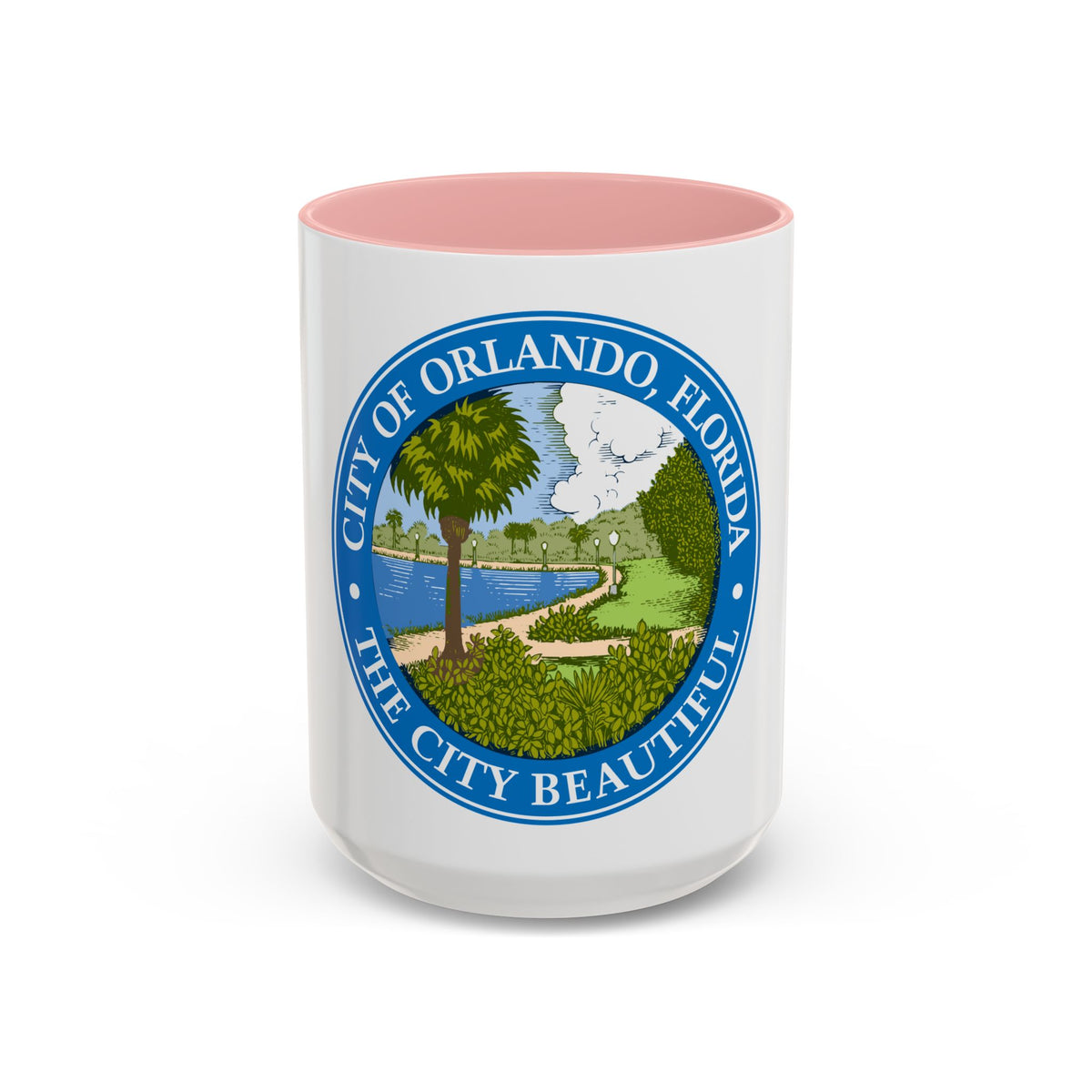 Seal of Orlando Florida - Accent Coffee Mug