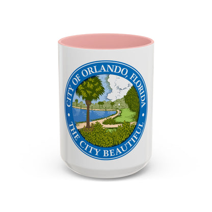Seal of Orlando Florida - Accent Coffee Mug